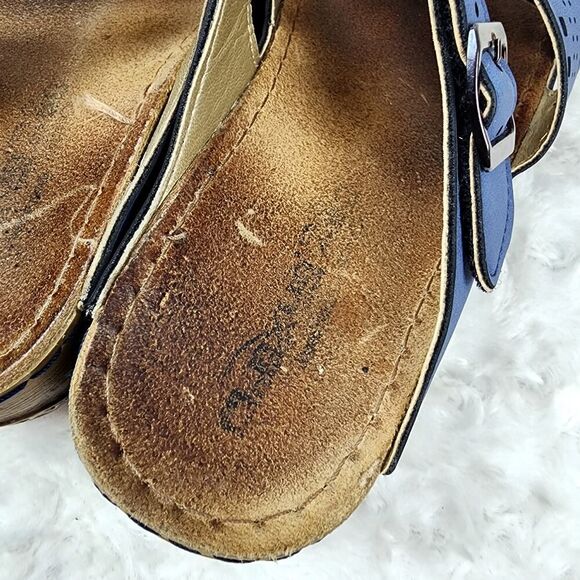 Flexus by Spring Step Denia Slide Sandals Blue Size 6 - Picture 10 of 11